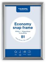 Europel clicklijst Economy, lijst 25 mm, ft B1, zilver - thumbnail