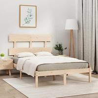 Bedframe massief hout 140x190 cm - thumbnail