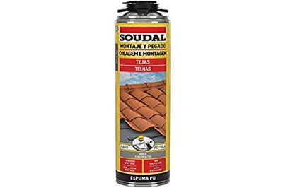 Schuim Soudal Polyurethaan Pistool Dak Grijs 750 ml