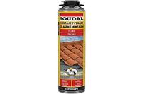 Schuim Soudal Polyurethaan Pistool Dak Grijs 750 ml - thumbnail