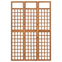 Kamerscherm/trellis met 3 panelen 121x180,5 cm vurenhout - thumbnail