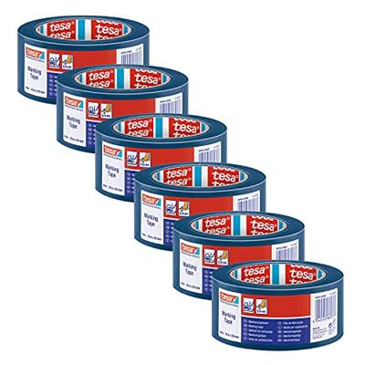 Markeringstape tesa® Professional 60760 PV1 50mmx33m blauw | 6 stuks