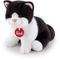 Trudi kitten brad black/white: 16x19x22 cm (s-21040) - thumbnail