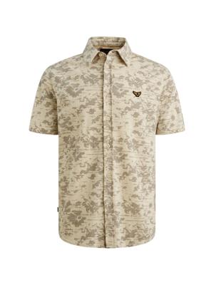 Pme Legend Skynight S/s Aop Desert Flower On Ctn Jersey Pique Overhemd 7011 Birch