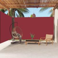 VidaXL Windscherm uittrekbaar 220x600 cm rood - thumbnail