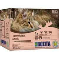 BOZITA Tasty meat menu Multibox Smaakmix in Gelei - Natvoer voor katten - 12 x 85g - thumbnail