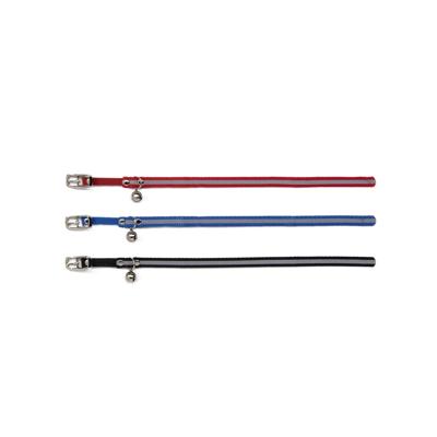 Beeztees - kattenhalsband - nylon - zwart - 32x1x0,2 cm