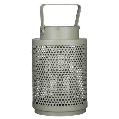 Lantaarn Mica Decorations Barney Kaarshouder Metaal Groen (Ø 16 x 25 cm)