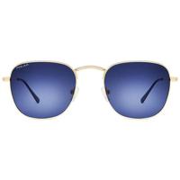 Polar zonnebril Detroit gepolariseerd Cat. 4 RVS goud/blauw - thumbnail