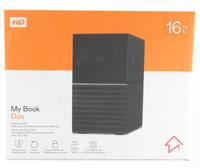 WD My Book Duo 16 TB Externe harde schijf (3,5 inch) USB-A 3.2 Gen 2 Zwart WDBFBE0160JBK-EESN - thumbnail
