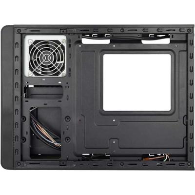 ATX Mini tower Behuizingmet voeding TooQ TQC-3005U3 Slim USB 3.0 Zwart 500 W