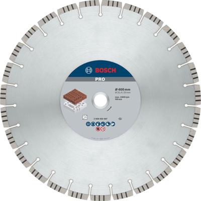 Bosch Accessoires Diamantdoorslijpschijf Best for Abrasive 400 x 20,00+25,40 x 3,2 x 12 mm 1st - 2608602687