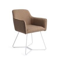 Jesper Home Eetkamerstoel 'Hofu' Beehive White, kleur French Toast - thumbnail