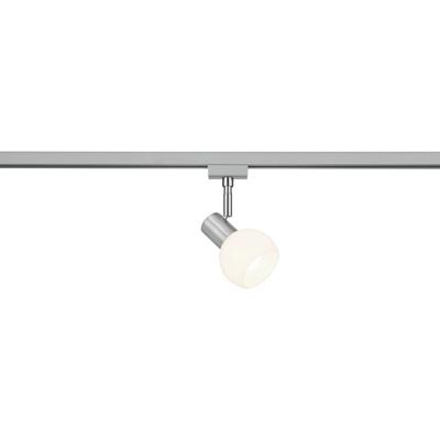 LED Railverlichting Track Spot - 2 Fase E14 - Mat Nikkel Aluminium