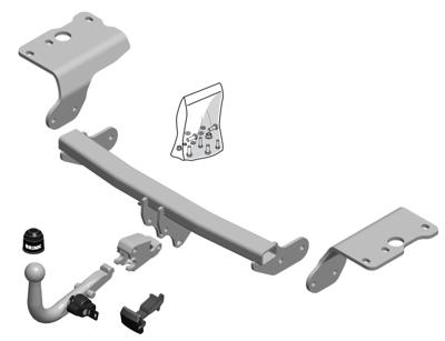 Afneembare trekhaak (niet voor Hybride) 571800