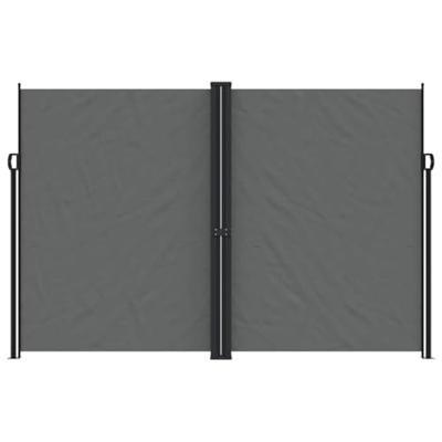 VidaXL Windscherm uittrekbaar 220x1000 cm antracietkleurig