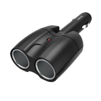 Hama 2-voudige Verdeler Voor Sigarettenaansteker 180° Scharnierende St. 12 V Hama 2-voudige Verdeler Voor Sigarettenaansteker 180° Scharnierende St. 12 V