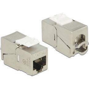 Delock 86179 Keystone-module RJ45-aansluiting > LSA Cat.6A STP compact Delock 86179 Keystone-module RJ45-aansluiting > LSA Cat.6A STP compact