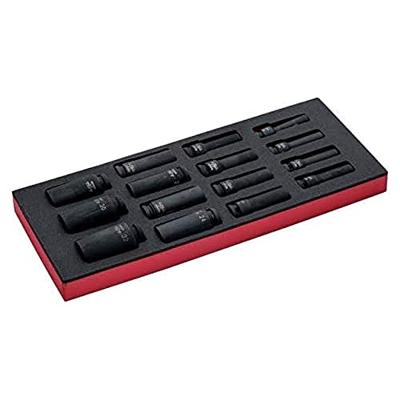 Bahco Foaminlay Fit&Go 1/3 met lange slagdoppen 1/2" - 15-delig - FF1E2213