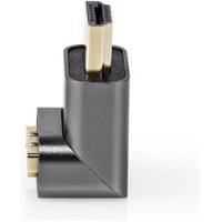 Nedis HDMI-Adapter | HDMI Connector / HDMI Male | HDMI Female / HDMI Output | 1 stuks - CVTB34902GY CVTB34902GY - thumbnail