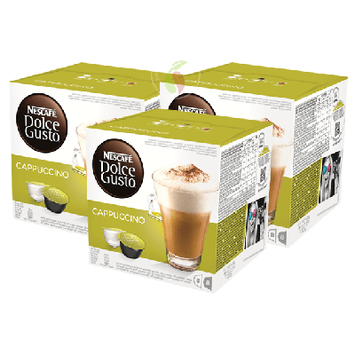 Koffiecups Dolce Gusto cappuccino 16 stuks