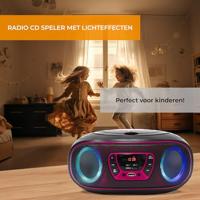 Radio met cassettespeler Denver Electronics TCL-212 LED - thumbnail