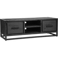 LABEL51 TV-meubel 'Chili' Zwart Mangohout, 120cm - thumbnail