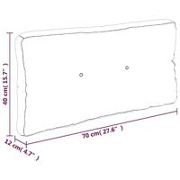 VidaXL Palletkussen 70x40x12 cm stof koningsblauw - thumbnail