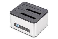 Digitus DA-71540-2 basisstation voor opslagstations USB 3.2 Gen 1 (3.1 Gen 1) Type-B Zwart, Wit - thumbnail