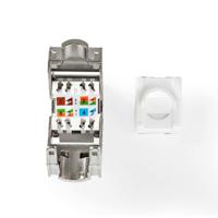 Keystone | CAT6 | RJ45 Female | S/FTP | Metaal | Envelop - thumbnail