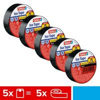 tesa 56192-00502-23 Isolatietape tesa Zwart (l x b) 10 m x 15 mm 5 stuk(s) - thumbnail