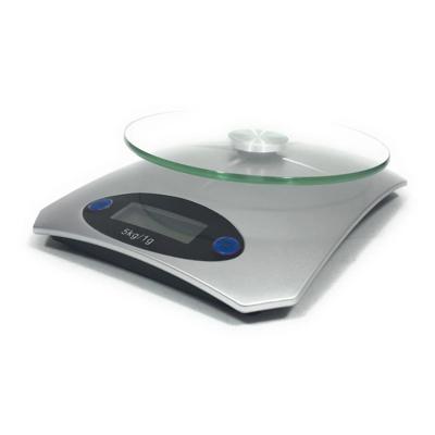 HI keukenweegschaal digitaal zilverkleurig