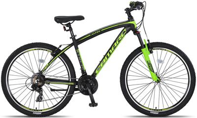 Altec Camaro MTB 27.5 Inch 45 cm Unisex 21V V Brakes Zwart/Lime