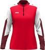 JAKO 8670D Ziptop Dynamic Dames - Rood/Wit/Donkerrood - S (34/36)