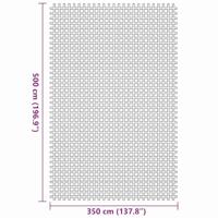 Tenttapijt Antraciet 500 × 350 cm Polyester - thumbnail