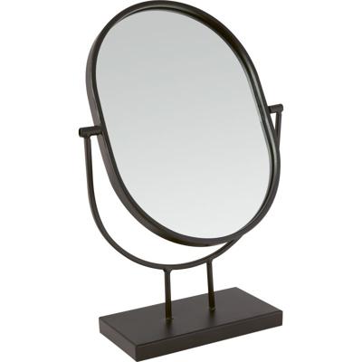 Vtwonen Mirror oval on stand black