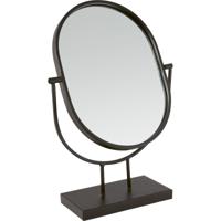 Vtwonen Mirror oval on stand black - thumbnail