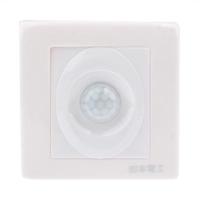 R888 Muur menselijke Motion Sensor schakelaar (AC110V / 220V)(White) - thumbnail