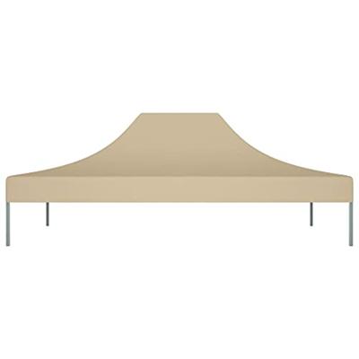 VidaXL Partytentdak 270 g/m² 4,5x3 m beige - thumbnail