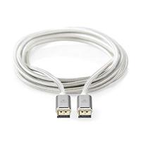 Nedis DisplayPort-Kabel | DisplayPort Male naar DisplayPort Male | 2 m | 1 stuks - CCTB37014AL20 CCTB37014AL20 - thumbnail