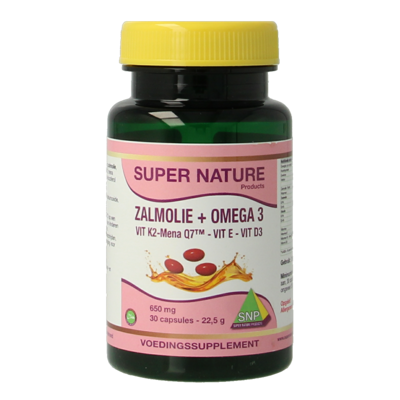 SNP Zalmolie & vit. K2 mena Q7 & vit. D3 & vit. E 30 Capsules