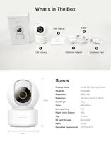 Xiaomi IMILAB C22 Home Security Camera 360 3K White EU CMSXJ60A - thumbnail