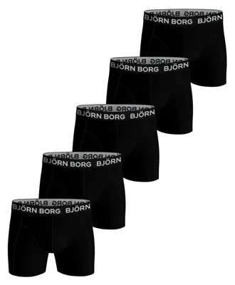 Bjorn Borg boxershorts cotton stretch 5-pack zwart