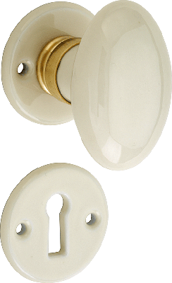 Knopg. porselein Evelyne SL MGO/ivoor