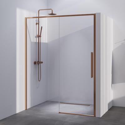 BRAUER Season nisdeur model B met schuifdeur helder glas 160x200 omkeerbaar incl. glascoating Season-Koper BRAUER Season nisdeur model B met schuifdeur helder glas 160x200 omkeerbaar incl. glascoating Season-Koper
