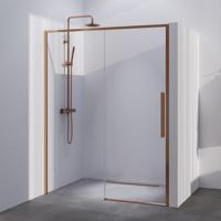 BRAUER Season nisdeur model B met schuifdeur helder glas 160x200 omkeerbaar incl. glascoating Season-Koper - thumbnail