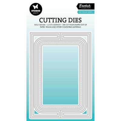 Studio Light • essentials cutting dies rectangle card shape