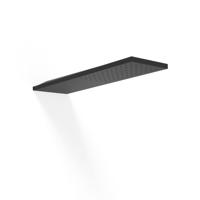 Hoofddouche Tres Wand 16x55 cm Mat Zwart - thumbnail