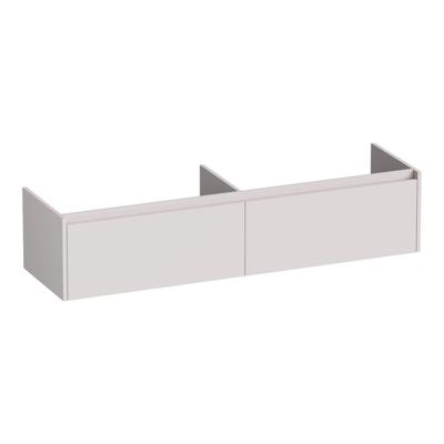 Brauer Embrace - Onderkast - 160 cm - met 2 Softclose Lades Greeploos en 2 Sifon Uitsparingen - Mat Zand
