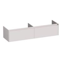 Brauer Embrace - Onderkast - 160 cm - met 2 Softclose Lades Greeploos en 2 Sifon Uitsparingen - Mat Zand - thumbnail